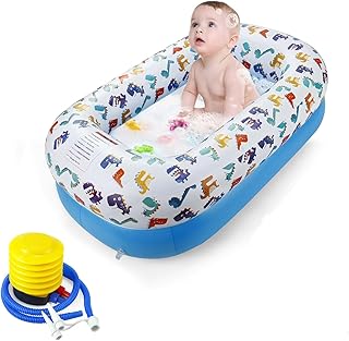 PandaEar Dinosaur Inflatable Baby Tub
