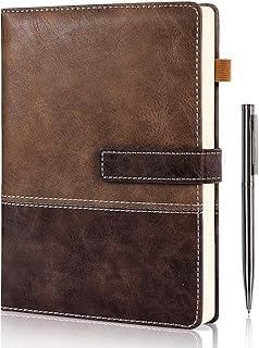 Leather Hardcover Journal with Pen