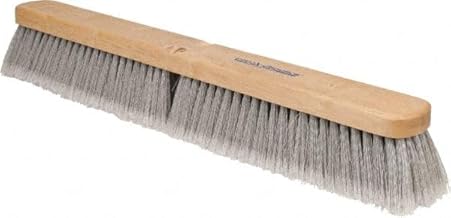 PRO SOURCE Fine-Sweep Push Broom Head with Threaded Wood Block: 24 inch Wide