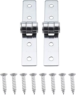 Silver Stainless Steel Flush Hinge