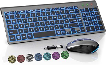 SABLUTE Wireless Keyboard-Mouse Combo