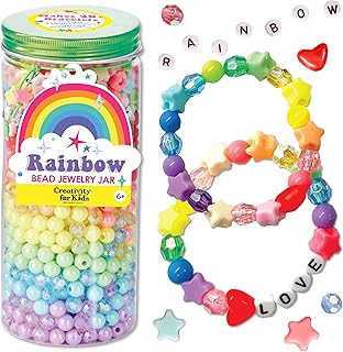 Rainbow Bead Friendship Bracelet Kit