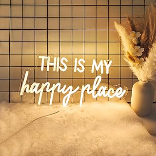 Happy Place Neon Sign