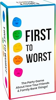 Party Game - The Card Game About How Your Friends and Family Rank Things, Stocking Stuffers and Board Games Night with Friends with Polarizing Priorities