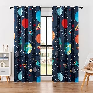 Cosmos Blackout Kids Curtains