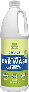Biodegradable Car Wash, Non-Toxic, Low-Foam, Environmentally-Friendly Plant-based Concentrate, 32oz