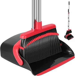 NACENA Adjustable Broom-Dustpan Set