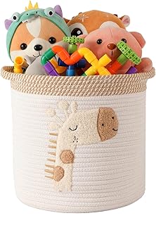 INough Giraffe Cotton Storage Basket
