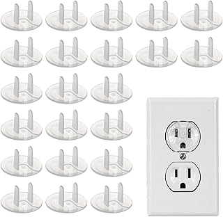 Clear Baby Safety Outlet Covers