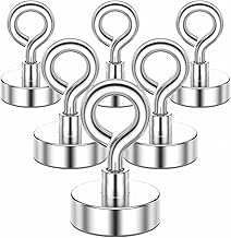 FINDMAG N52 Magnetic Hooks 6-Pack