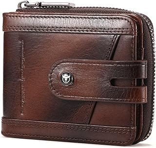 BULLCAPTAIN Vintage RFID Men's Wallet