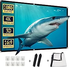 DUYIKJ Portable 84'' Projector Screen