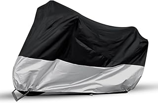 Motorcycle Covers, Motorbike Cover with Lock-Holes Motorcycles Vehicle Cover Fits Up to 97" Motorcycles Vehicle - 2XL Size