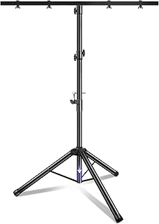 DJ Light Stand Heavy Duty Par Can Tripod T-Bar Stage Lights Stand Adjustable 39-100 Inch DJ Lighting Tripod Mount