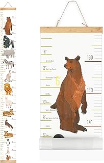 Mibote Canvas Kids Height Chart