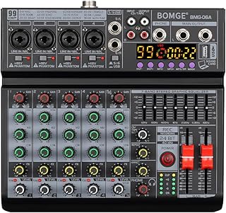 BOMGE 06A DJ Audio Mixer