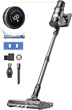 Proscenic Cordless Vacuum Cleaner,45Kpa 55Mins P11 Mopping Wet Dry Vacuum and Mop Combo All in one, Lightweight Stick Vacuum with LED Display, Long Runtime Ease of use for All Floors Pet Hair Carpet