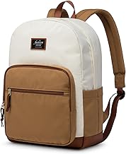 LOVEVOOK Classical School Backpack, Lightweight College Laptop Backpack, Water resistant Basic Bookbag Casual Daypack