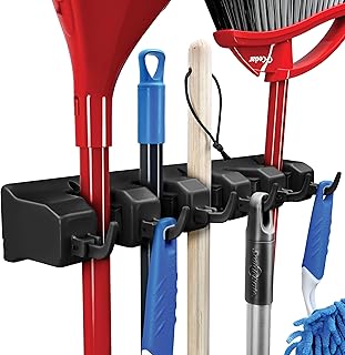 Wall Mount Mop Broom Organizer