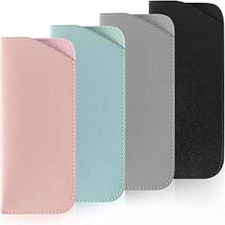 TIECHI Squeeze Top Eyeglasses Cases