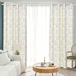 Cartoon Animal Blackout Curtains