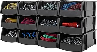 IRIS USA Stackable Storage Bins