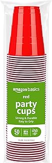 Amazon Basics Red Party Cups