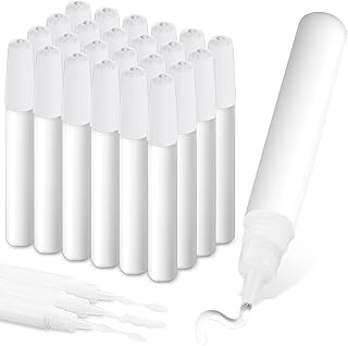 24 Pcs Art White Glue Stick Pens Bulk Quick Dry Tacky Glue Pens Classroom Supplies for DIY Arts and Crafts Projects