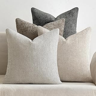 MIULEE Chenille Pillow Covers