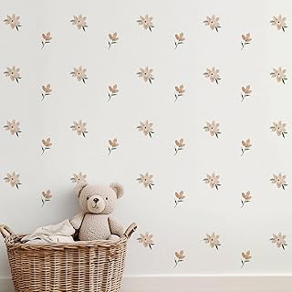 Boho Watercolor Nursery Wall Decals