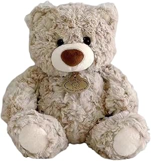10Inch Teddy Bear Stuffed Animal, Soft Stuffed Teddy Bear Plush Toy, Birthday Xmas Gifts for Kids Baby (Light Brown)