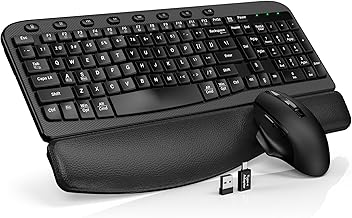 Ergonomic Wireless Keyboard & Mouse