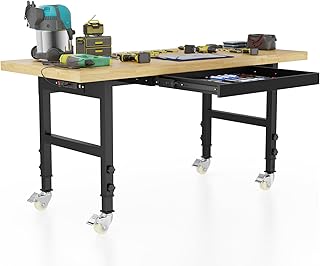 Adjustable Rolling Workbench