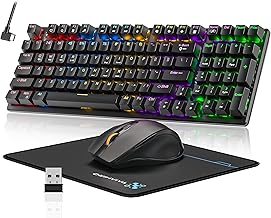 Wireless Mechanical Gamer Keyboard Set