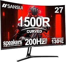 SANSUI 27'' Curved Gaming Monitor