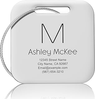 FamiB Engraved Luggage Tags