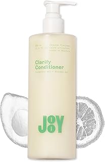JOOY Clarify Conditioner Weightless Hydration, Soothes Scalp Irritation, Reduces Flakiness & Fights Frizz, Safe for All Hair Types & Color-Treated Hair, Free of Sulfates & Parabens, 11.8 fl oz