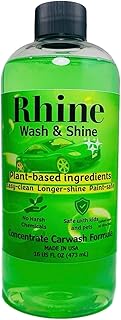 Plant-based Eco-friendly Car Wash Soap, Non-Toxic, Moderate-Foam Concentrated Professional Car cleaning soap (16 Fl Oz, 16, Fl Oz)