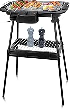 Electric Grill Outdoor Indoor Cooking,Smokeless BBQ,Portable Removeable Stand Grill, (YD301 Upgrade)