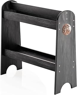 Black Pine Wood Saddle Rack