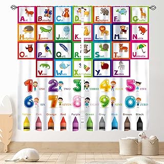 ABC Alphabet Kids Curtains