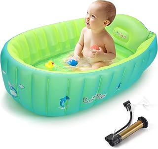 Boysea Inflatable Toddler Bath Tub