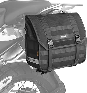 HUNTVP Motorcycle Tail Bag Side Pannier Bag Motorcycles Luggage Bag Multifunctional Portable Shoulder Bag Waterproof Motorcycle Tail Saddlebag Quick Release