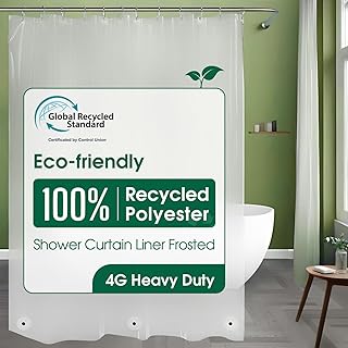 Eco-Friendly Recycled Shower Curtain