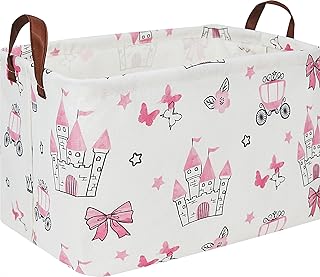 Pink Princess Storage Basket
