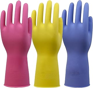 Colorful Kitchen Cleaning Gloves