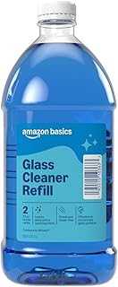 Amazon Basics Glass Cleaner Refill 67.6 Fl Oz, Pack of 1