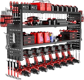 Heavy-Duty Power Tool Wall Organizer