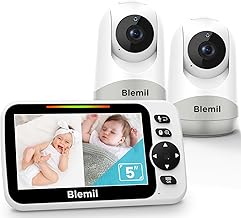Blemil 5" Dual-Camera Baby Monitor