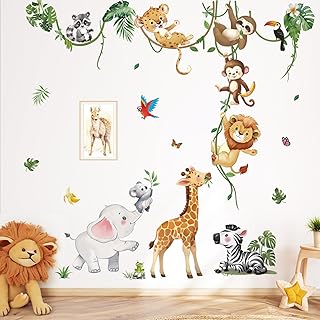 Safari Animals Decal Wall Stickers